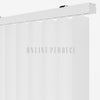 Beyaz Oval Perfore PVC Dikey Perde