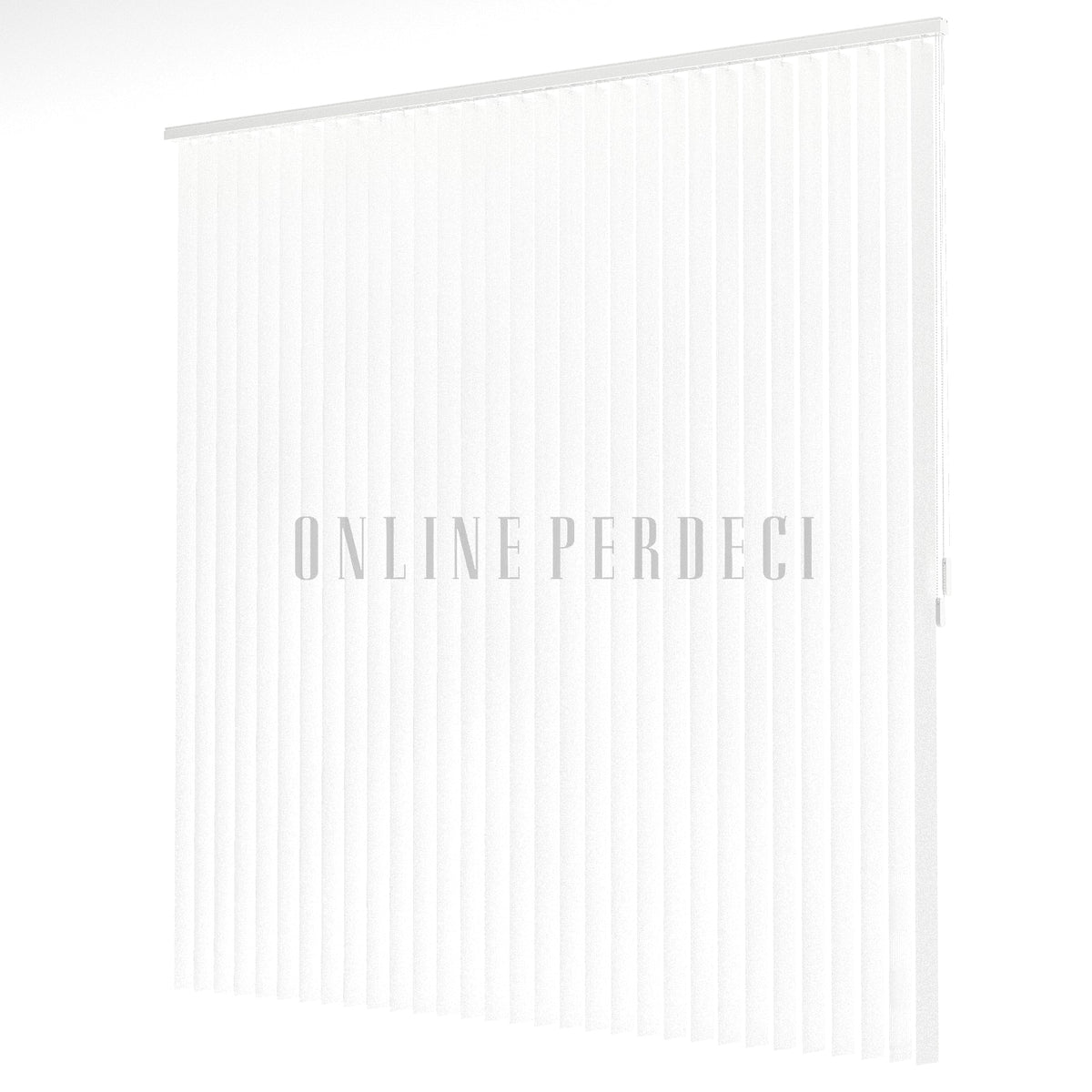 Beyaz Perfore PVC Dikey Perde