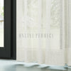 Ekru Natural Efekt İplikli Keten Düz Tül Perde - Fibrella