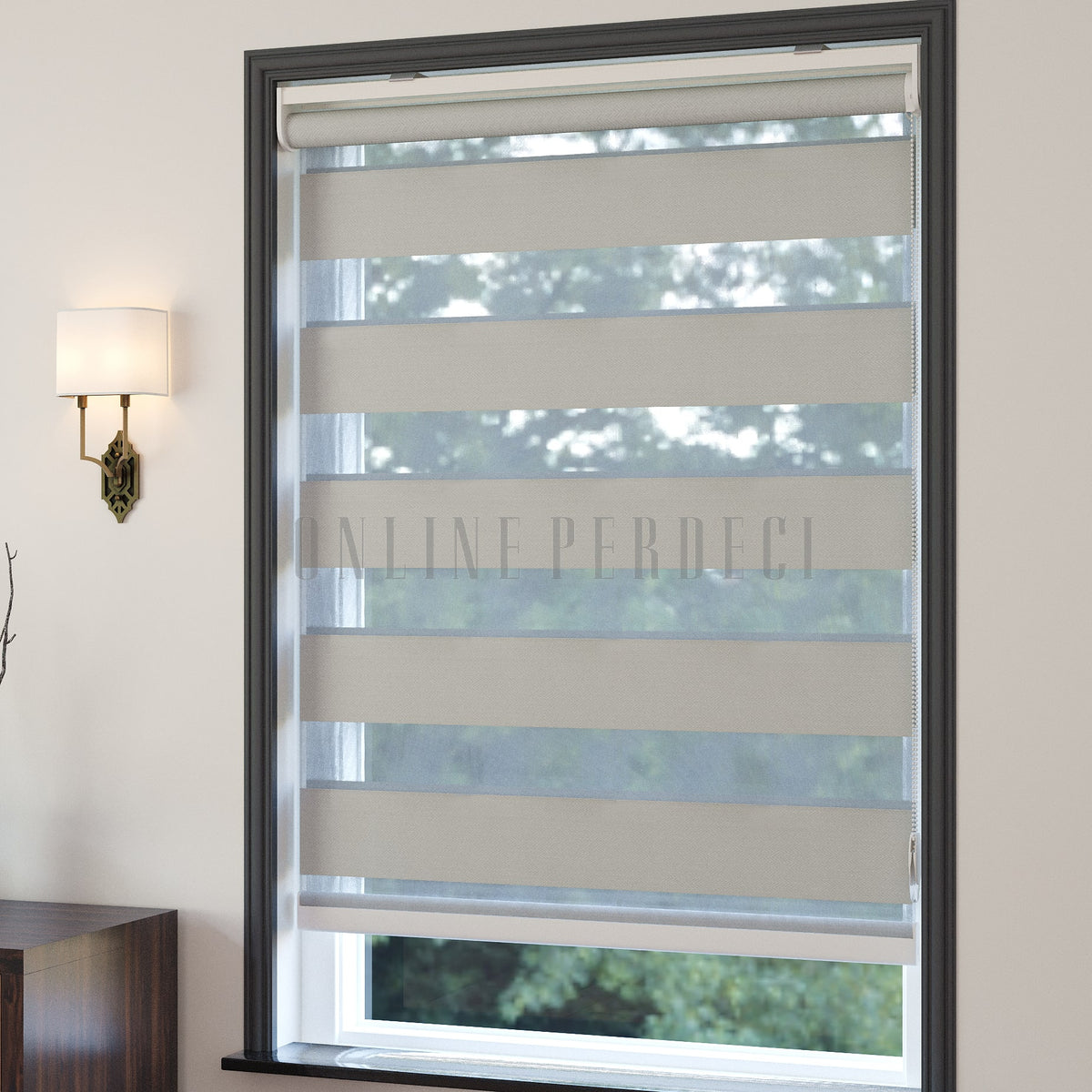 Ferio Krem Blackout Zebra Perde