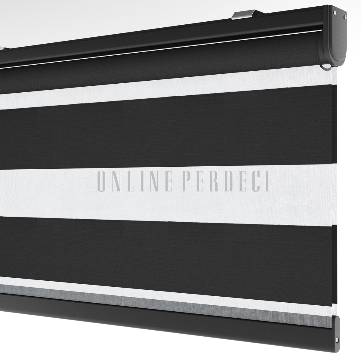 Ferio Siyah Blackout Zebra Perde
