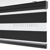 Ferio Siyah Blackout Zebra Perde