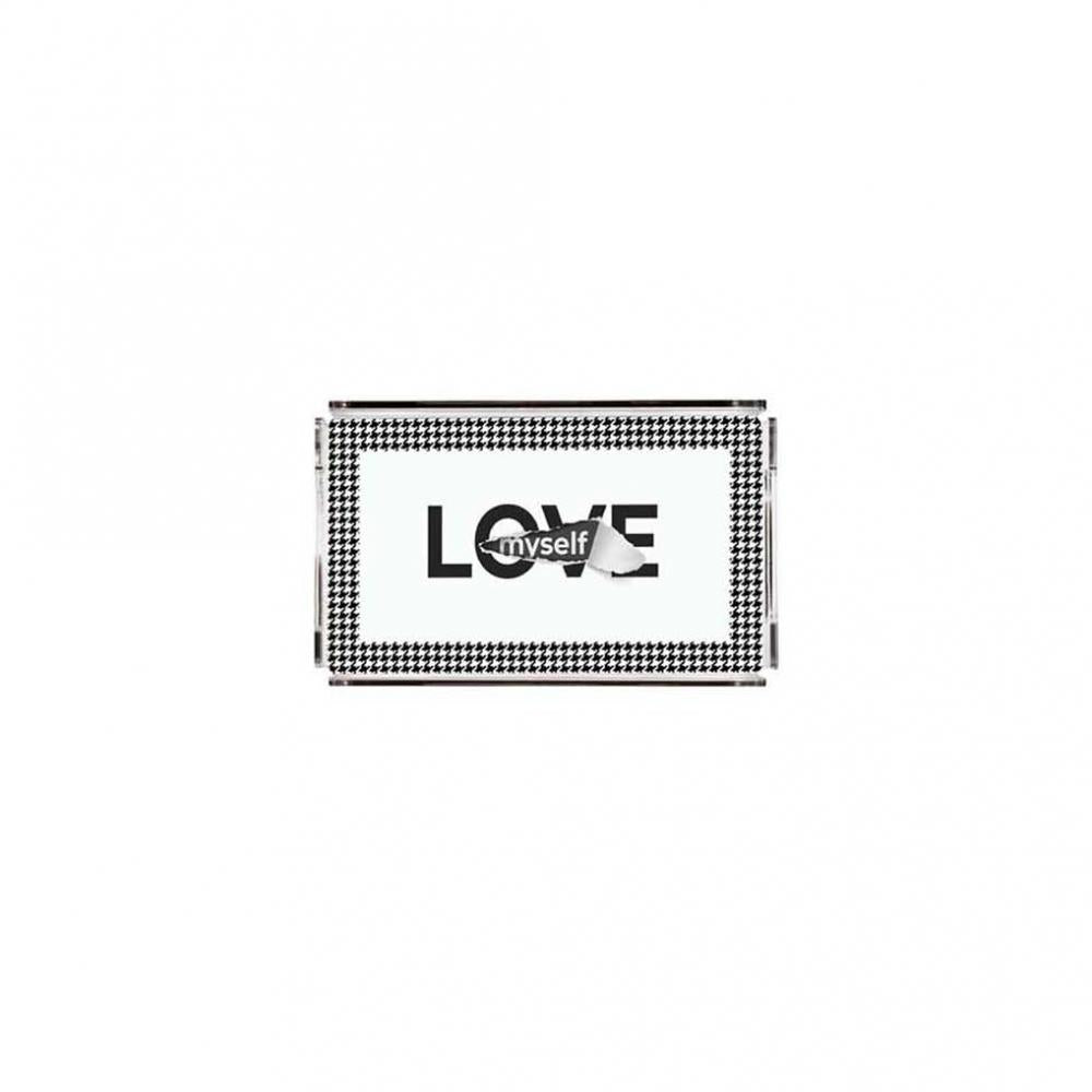 Love Myself Pleksi Tepsi -PT2146 -40x24cm