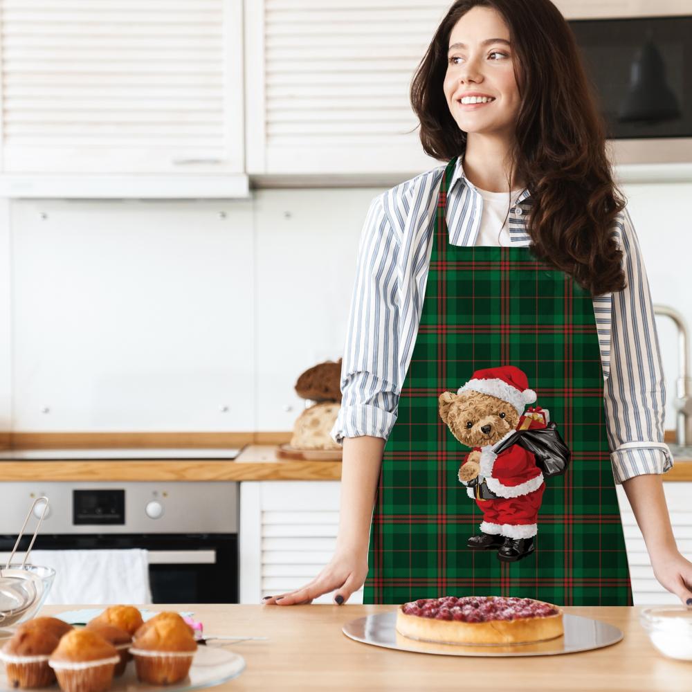 Noel Baba Oyuncak Ayı Mutfak Önlüğü