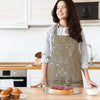 Çiçek Detaylı Mutfak Önlüğü