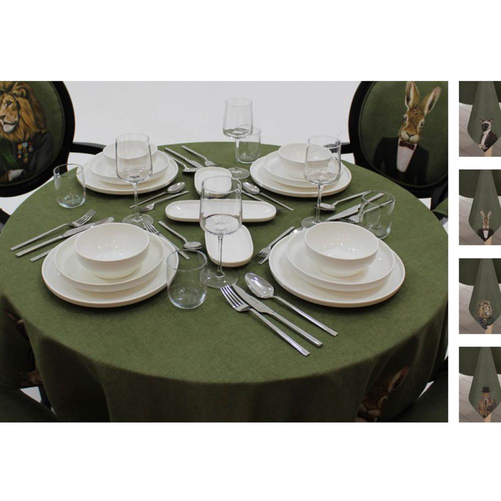 Aristokratlar Yuvarlak Masa Örtüsü