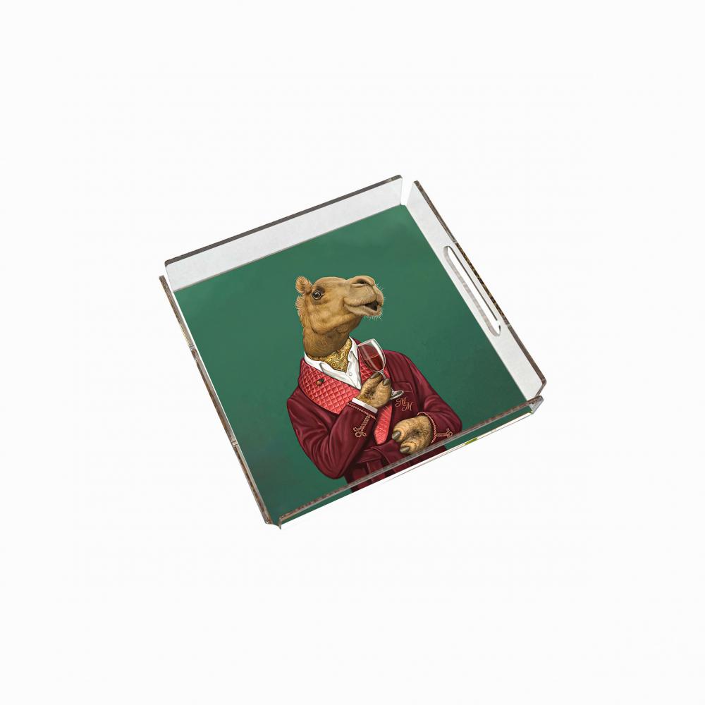 Mr. Camel Pleksi Tepsi - PT2102 - 25x25cm