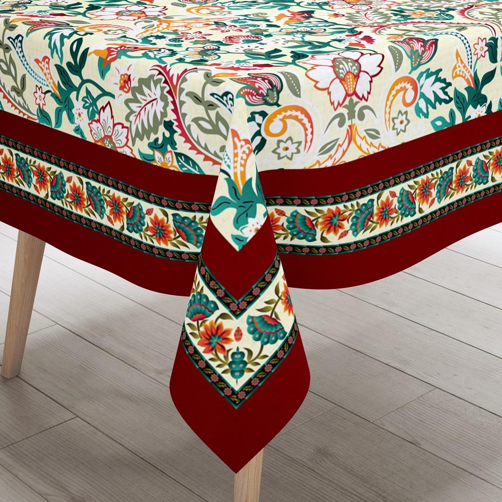 Renkli Yapraklar Masa Örtüsü 160x220CM