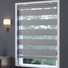 Golvia Açık Gri Blackout Zebra Perde