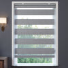 Golvia Açık Gri Blackout Zebra Perde