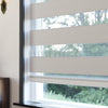 Golvia Ekru Blackout Zebra Perde