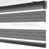 Golvia Gri Blackout Zebra Perde