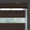 Golvia Kahverengi Blackout Zebra Perde