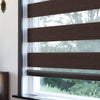 Golvia Kahverengi Blackout Zebra Perde