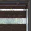 Golvia Kahverengi Blackout Zebra Perde