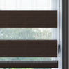 Golvia Kahverengi Blackout Zebra Perde