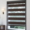 Golvia Kahverengi Blackout Zebra Perde