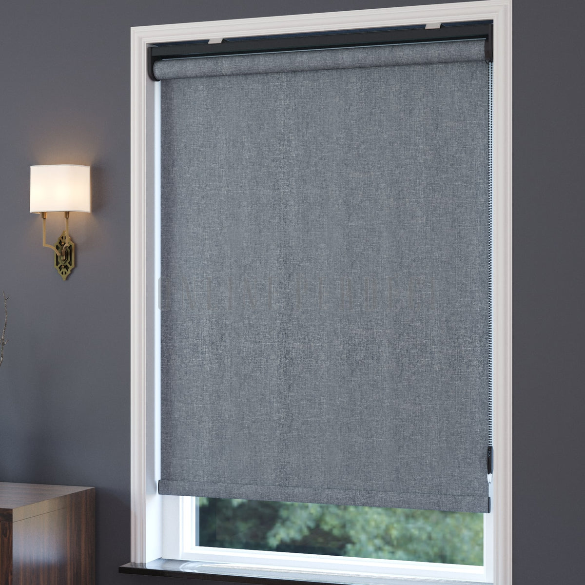 Gri Blackout Stor Perde - Velisa