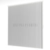 Gri Oval Düz PVC Dikey Perde