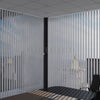 Gri Perfore PVC Dikey Perde