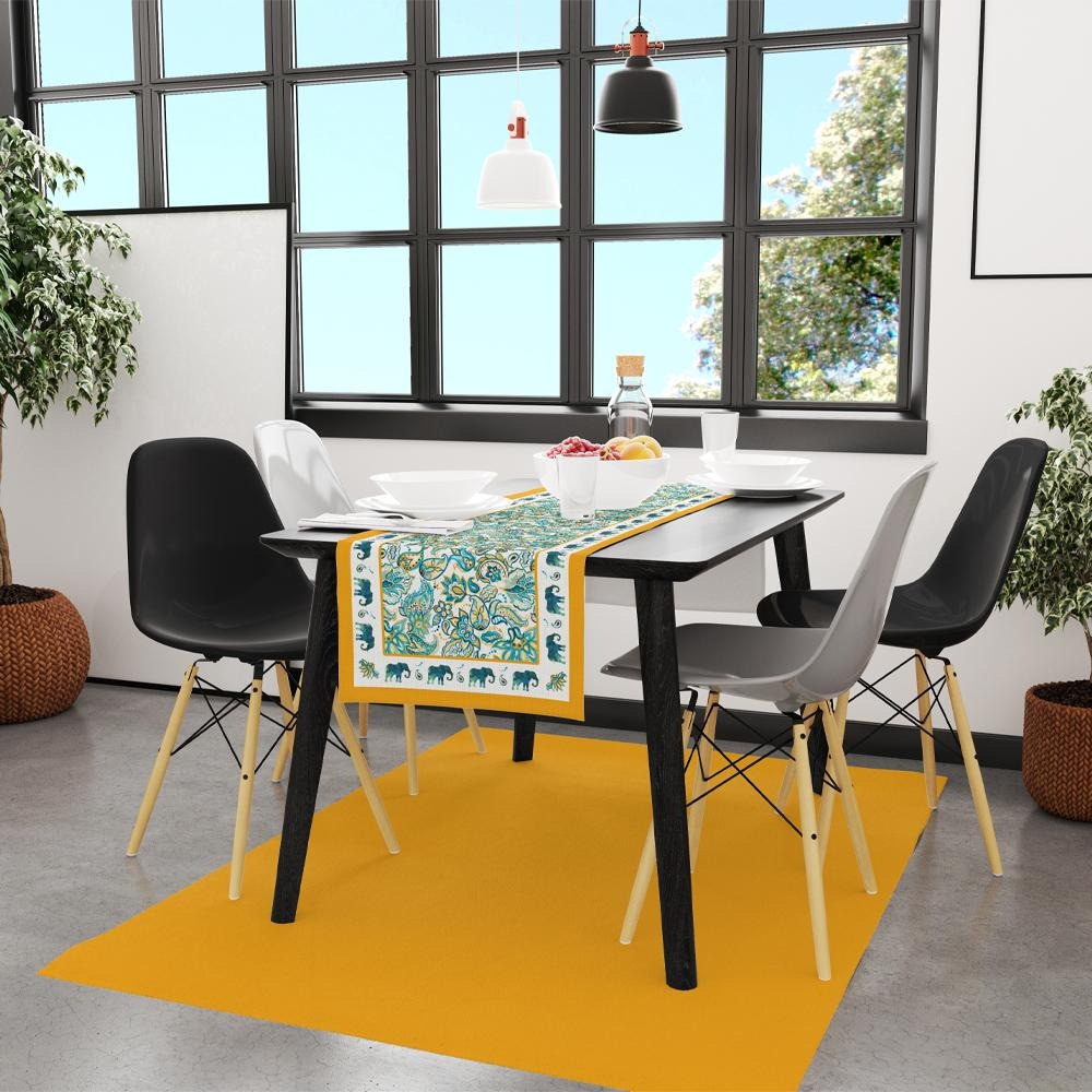 Blue Elephant Runner Örtüsü 140x45CM