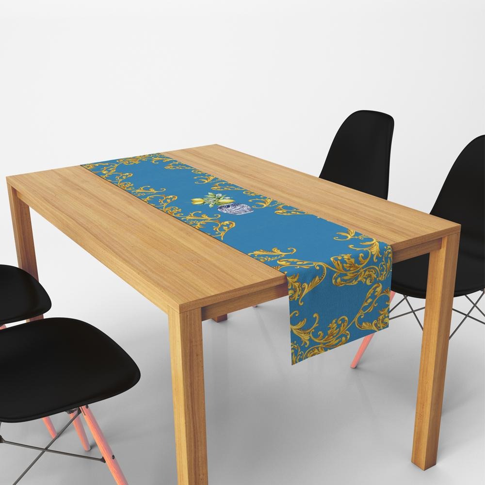 Blue Lemon Runner 140x45CM