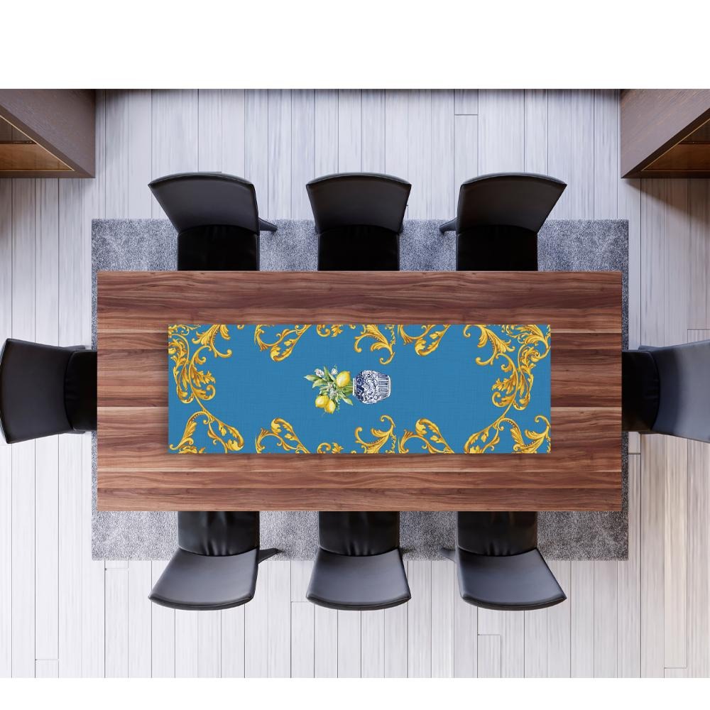 Blue Lemon Runner 140x45CM