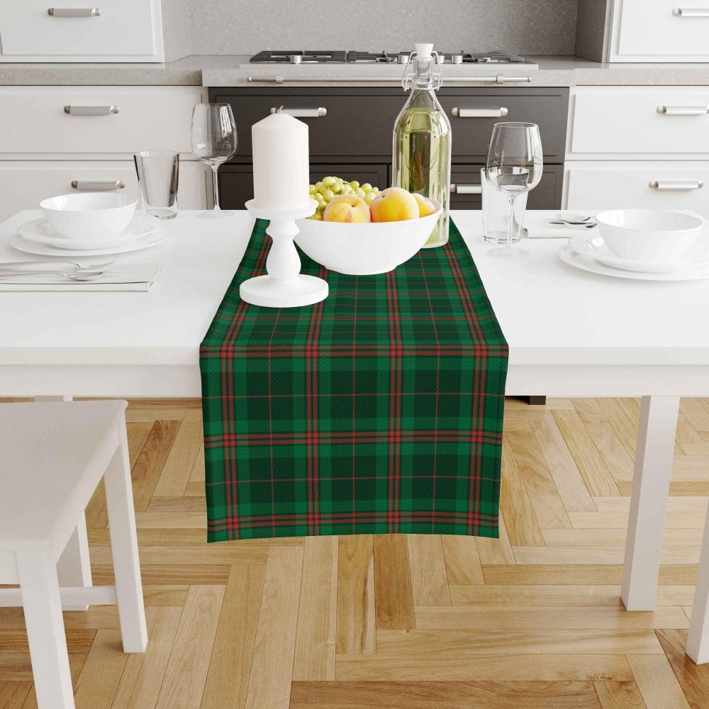 Yeşil Kareli Yolluk Örtüsü - 140x45CM