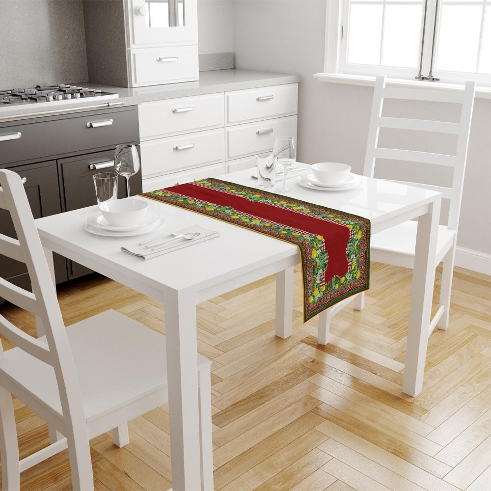 Renkli Limon Desenli Yolluk 140x45CM