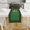 Yeşil Büst Detaylı Yolluk Örtüsü 140x45CM