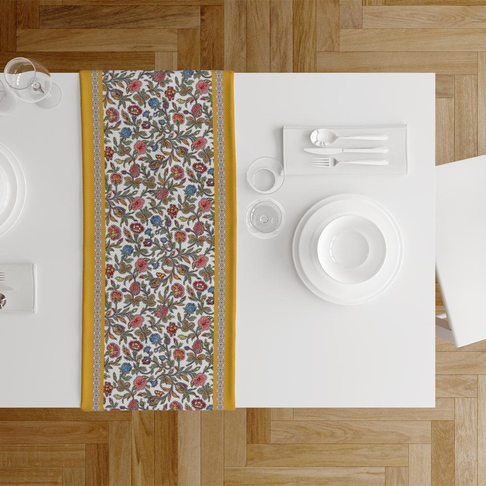 Colorful Flowers Runner 140x45CM