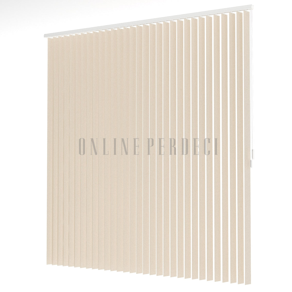 Krem Perfore PVC Dikey Perde
