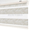 Lonvia Krem Desenli Zebra Perde