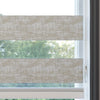 Lonvia Krem Desenli Zebra Perde