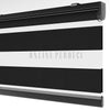 Misra Siyah Blackout Zebra Perde
