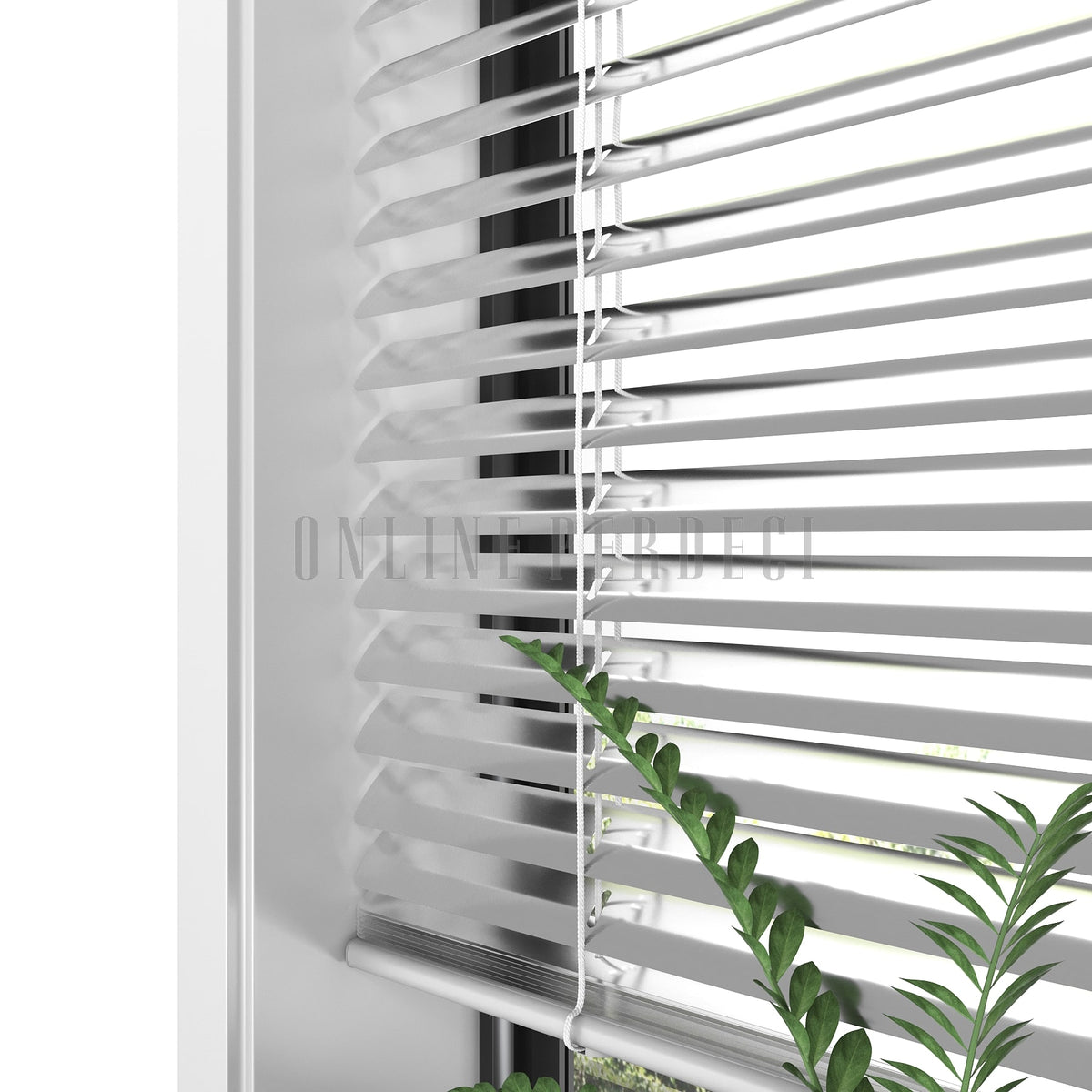 Parlak Aluminum 25 MM Alüminyum Jaluzi Perde