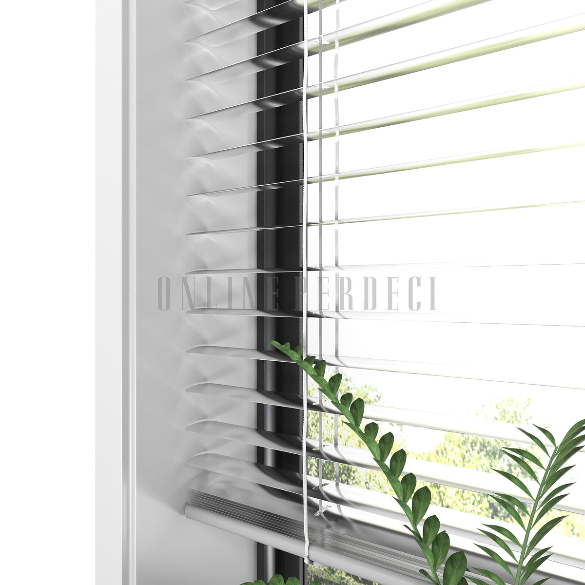 Parlak Aluminum 25 MM Alüminyum Jaluzi Perde