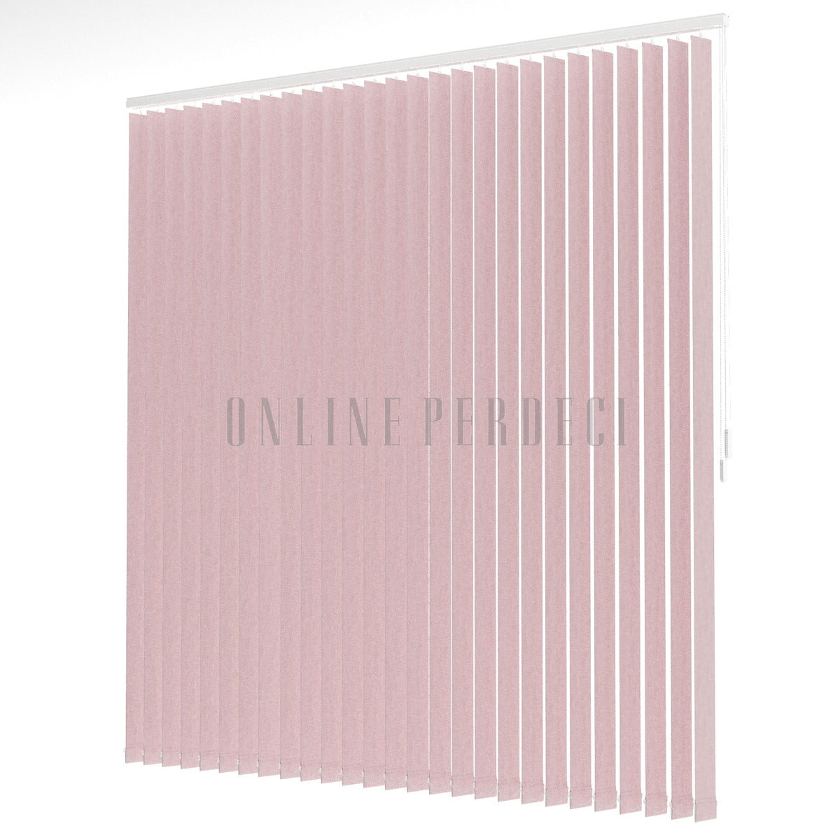 Pembe Blackout Kumaş Dikey Perde - Selestra