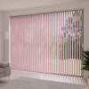 Pembe Blackout Kumaş Dikey Perde - Selestra
