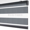Rubina Gri Blackout Zebra Perde