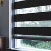Rubina Siyah Blackout Zebra Perde