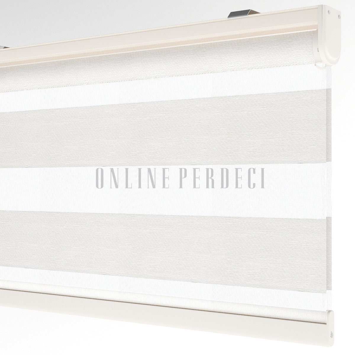 Senvia Krem Desenli Zebra Perde