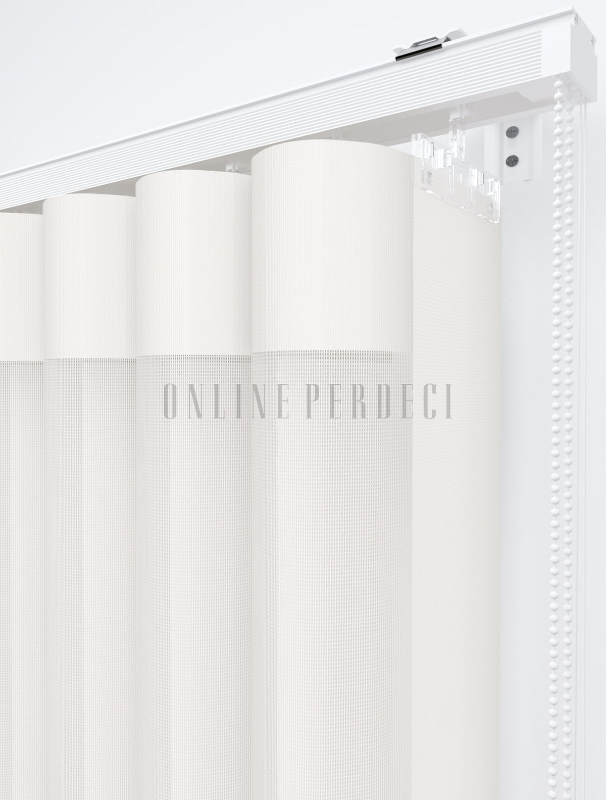 Torvela Dar Düz Dikey Tül Perde